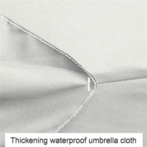 Patio Umbrella Parasol Canopy Without Frame 2x2m 4... – Grandado