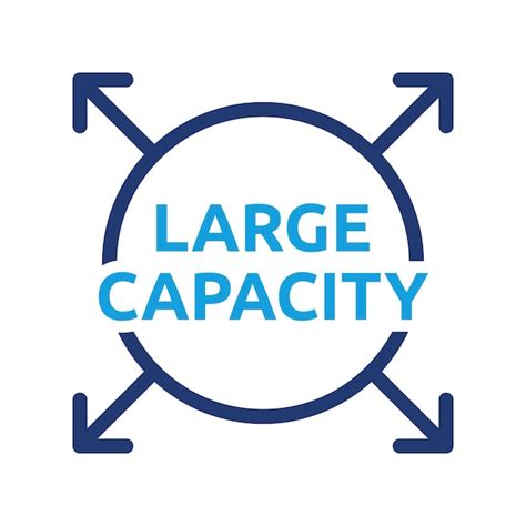 premium vector large capacity outline icon vector illustration