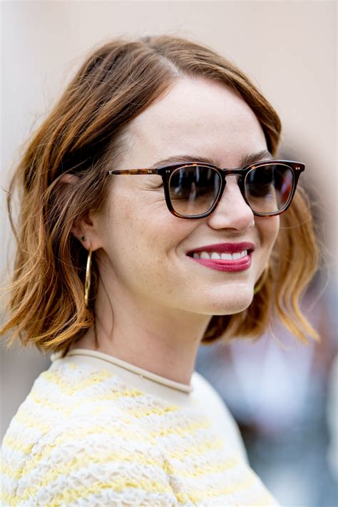 Emma Stone Debuts A Pretty Blonde Bob For Autumn British Vogue