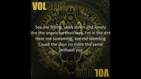 Volbeat Fallen Lyrics Youtube