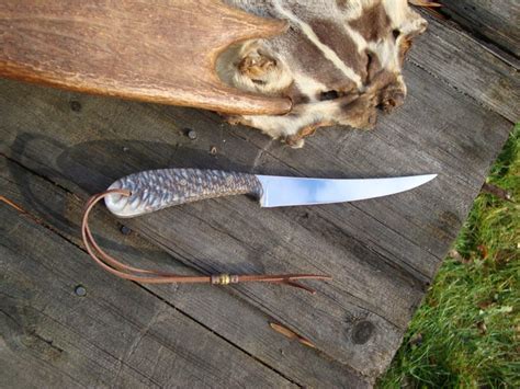 Custom Spruce Cone Handle Fillet Knife Mab Custom Knives