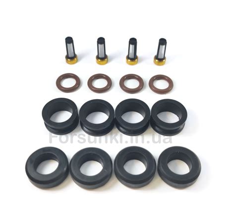 Уплотнительные кольца на 4 форсунки 2.0 Mitsubishi Outlander 03-08 ...