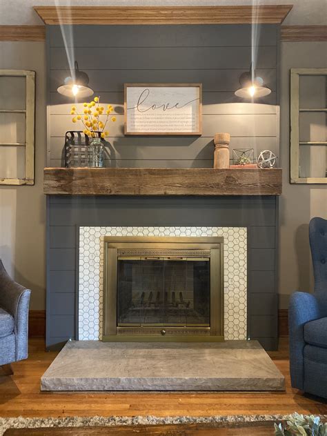 Shiplap Fireplace Home Fireplace Fireplace Remodel Farm House