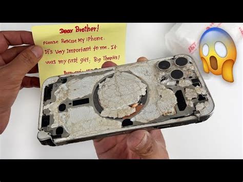 Destroyed IPhone 12 Pro Max Restoration How I Restore Cracked Phone