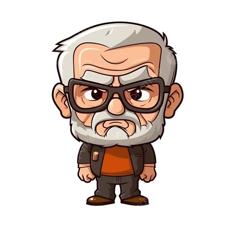 Oldman Angry Face Cartoon Cute Cute Clipart Cartoon Clipart Face