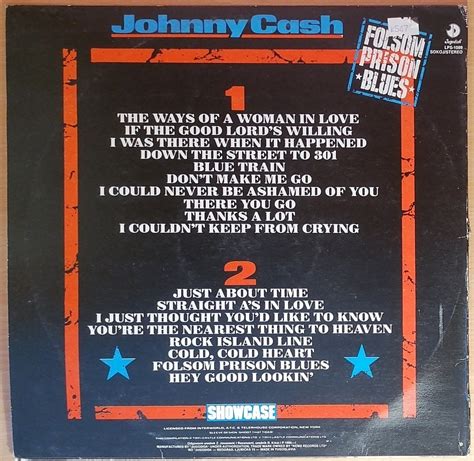 Lp Johnny Cash Folsom Prison Blues Odli Na Kupindo