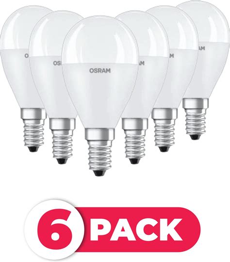 Osram Kogel LED E14 7W 60W Warm Wit Licht Niet Dimbaar 6