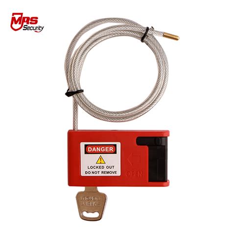 Adjustable Safety Steel Wire Cable Lockout Tagout Security Lock Loto