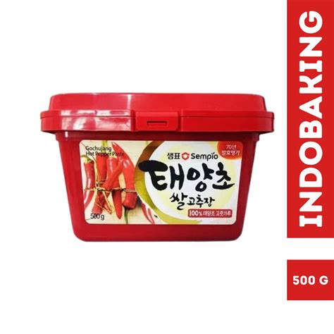 Jual Sempio Gochujang Hot Pepper Paste Pasta Cabai Korea G Halal Shopee Indonesia