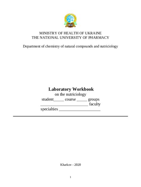 Department Of Medicinal Chemistry And Toxicology Doc Template Pdffiller