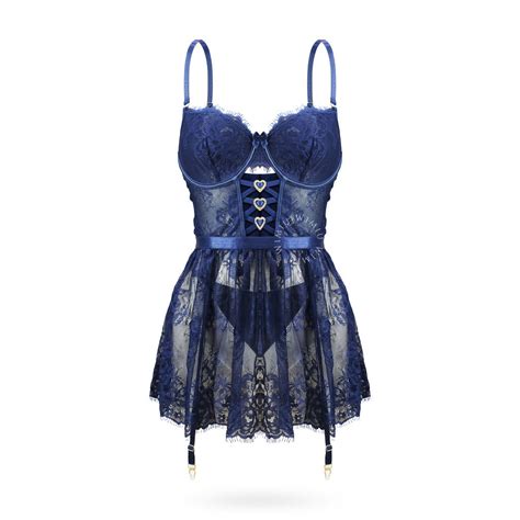 Jual Lipton Lingerie Sexy Set G String Brukat Garter Belt Lingerie Wanita Lingerie Set 700033