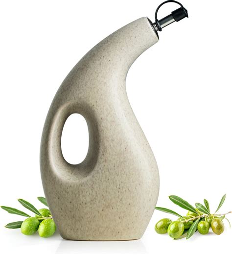 Amazon.com: ANLYAWX Ceramic Olive Oil Dispenser Handmade Pottery Bottle