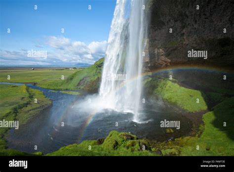 Seljalandsfoss rainbow hi-res stock photography and images - Alamy