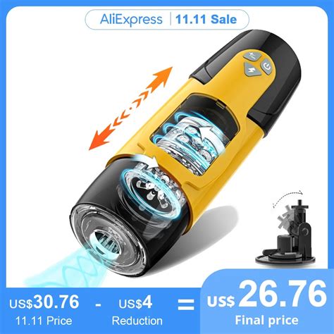 Automatischer Masturbator für Männer Teleskop Rotation Vagina Masturbation Bestes Sexspielzeug