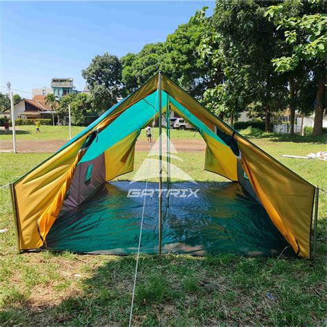 Tenda Pramuka Regu Plus Alas Tanpa Tiang Pramuka Kapasitas 8 10 Orang