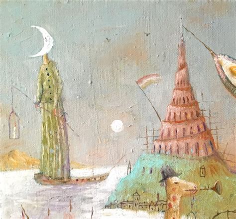 Strange Creatures Art Original Surreal Painting Strange Etsy