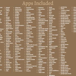 Nude Minimal Aesthetic Ios Icons Pack Etsy