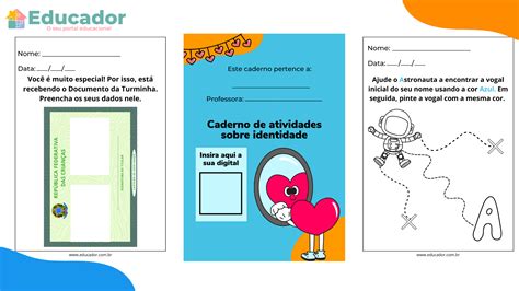 Atividades Identidade 3 Anos - 12 atividades sobre identidade para educação infantil - Educador