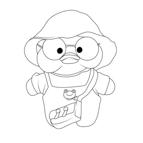Paper Duck Stitch Para Colorir - Desenho Para Colorir Paper Duck