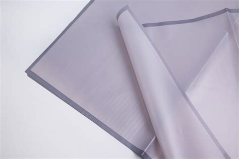 Пленка матовая 58смх58см 10лист 50мкм фрост с каймой серый