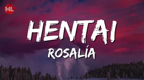 ROSALÍA HENTAI Letra Lyrics YouTube