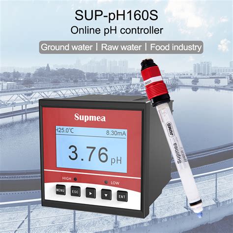 Ph Orp Meter Flowmeter Liquid Analyzer Temperature Sensor