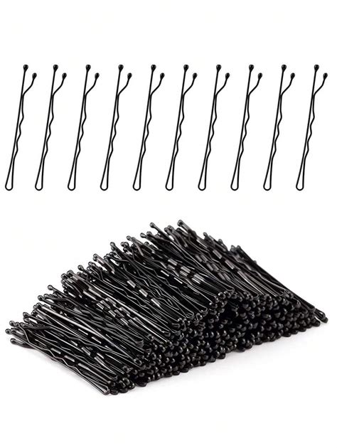 100pcs Bobby Pins Black Hair Pins Metal Bobby Pins For Thick Hair