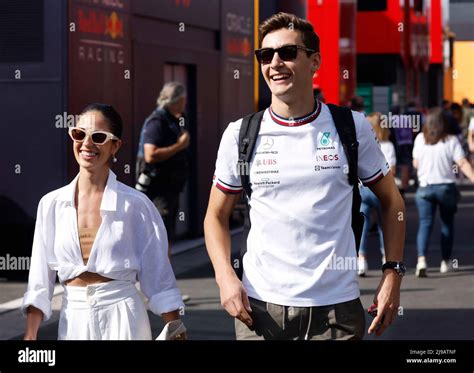 George russell girlfriend hi-res stock photography and images - Alamy