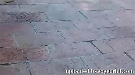 Candid Brunette Feet Shoeplay Dangling Flip Flops Outside Tnaflix