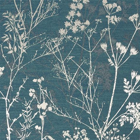 Superfresco Hedgerow Teal Wallpaper Amazon Co Uk DIY Tools