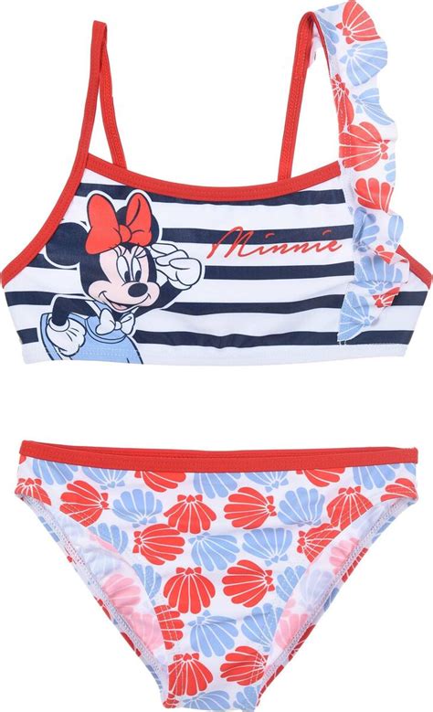 Kj P Disney Minni Mus Bikini Red