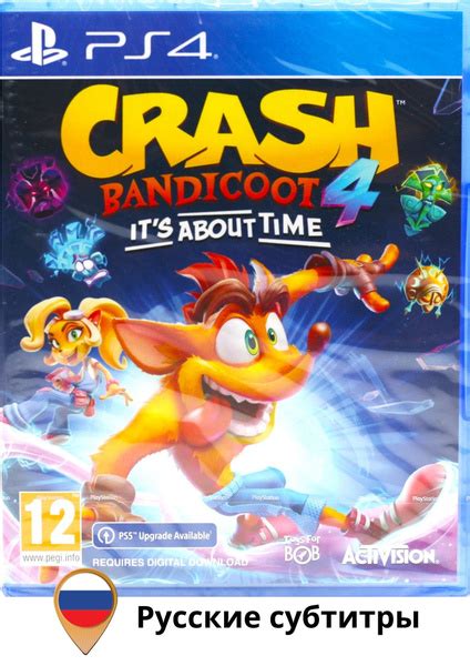 Игра Crash Bandicoot 4 PS4 (PlayStation 4, Русские субтитры) купить по ...
