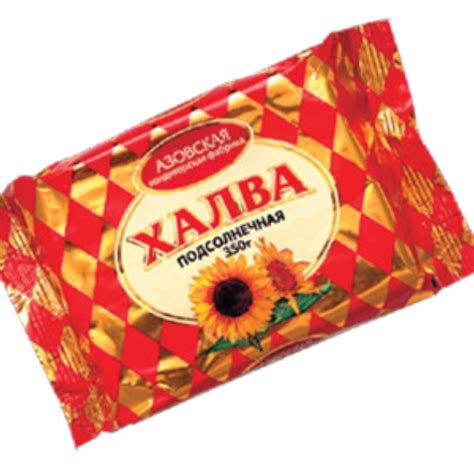 Халва (фас) 350гр*16шт (Подсолнечная) Азов ШТУЧНО / Халва, Козинак ...