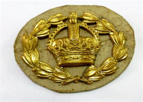 Ww Ww British Army Warrant Officers Brass Crown World War Wonders