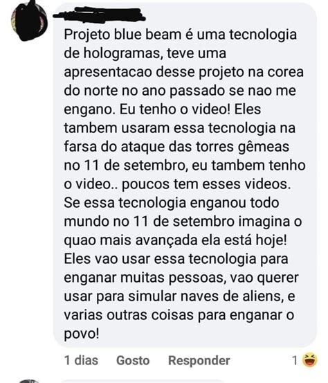 Projeto blue beam é uma tecnologia de hologramas teve uma apresentacao