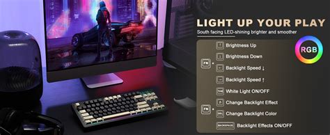 Amazon Yunzii Yz Gasket Mechanical Keyboard Tkl Wireless Hot Swappable With Layer