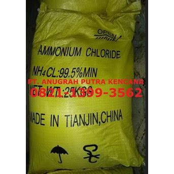 Jual AMMONIUM CHLORIDE INDUSTRI GRADE Oleh PT ANUGRAH PUTRA KENCANA