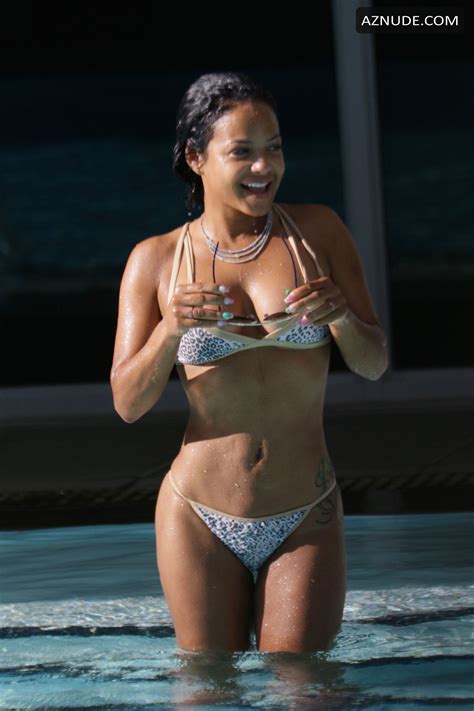 Christina Milian Sexy In A Bikini In AZNude