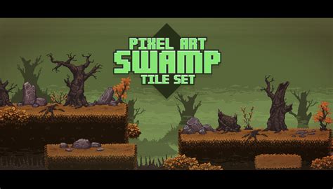 Pixel Art Swamp Tile Set Thegameassetsmine Pixel Art Pixel Art | Porn Sex Picture