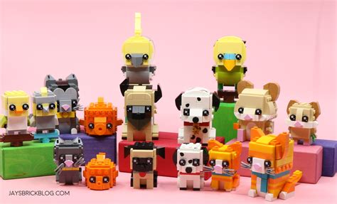 Review: LEGO Brickheadz Pets Ginger Tabby, Cockatiel, Hamster (40480 ...
