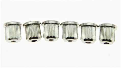 Kaish 6x Nickel Guitar String Through Body 516 String Ferrules For