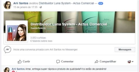 Depoimentos De Clientes Cosm Ticos Luna System