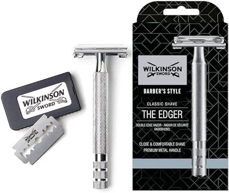 Wilkinson Sword Classic Vintage Hochwertiger Rasierhobel Inkl 5