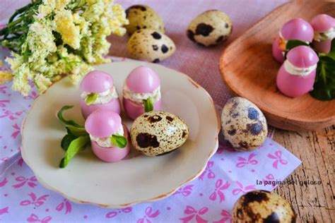 Uova Di Quaglia Ripiene E Colorate Ricetta Con Le Uova Di Quaglia