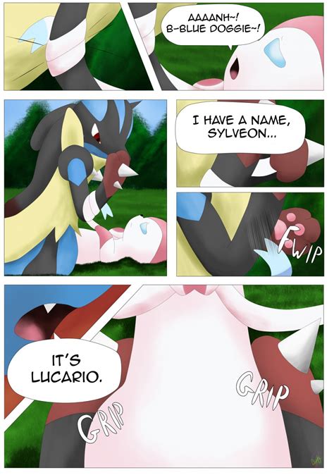 Rule 34 Arti4000 Comic Dialogue Eeveelution Female Lucario Male Mega Evolution Mega Lucario