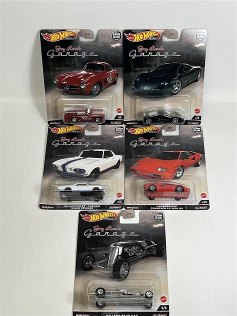 Toy Vehicles Jay Leno S Garage Set Of Cars Hot Wheels Real Riders Scale Fpy N