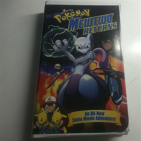 Pokemon Mewtwo Returns Vhs 2001 Clamshell Packaging 85392214235 Ebay