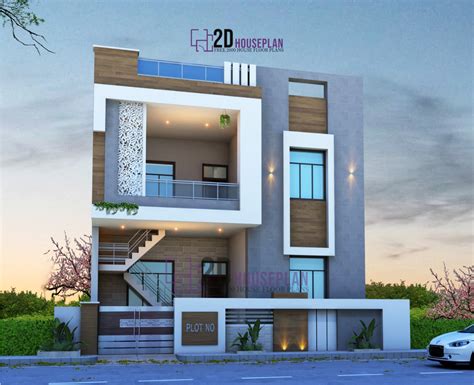 Double Floor Normal House Front Elevation Designs Nbkomputer