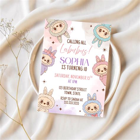 labubu birthday decor