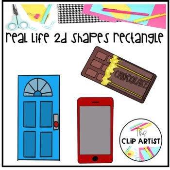 Rectangle Real Life Objects D Shapes Clip Art By The Clip Artist